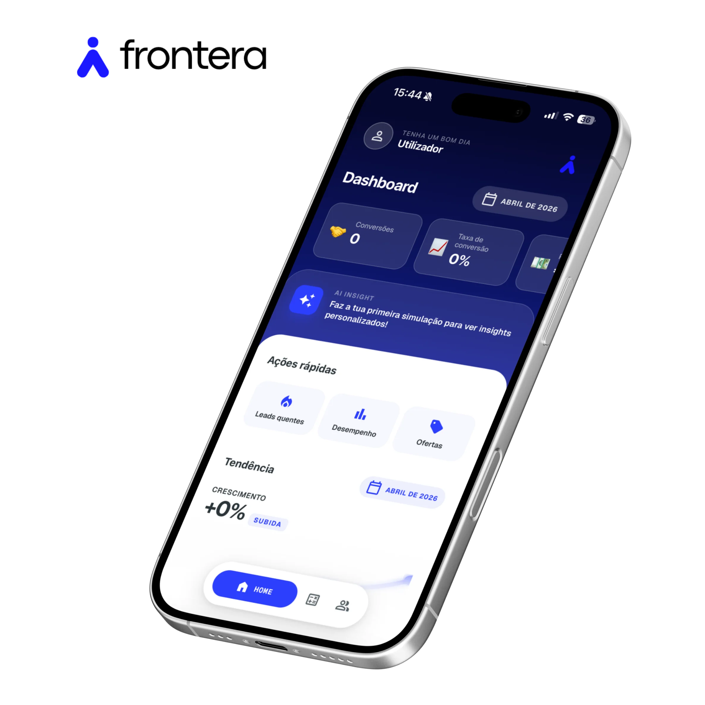 App Frontera para agentes comerciais